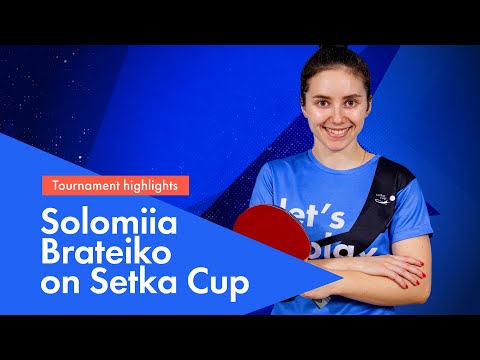 Solomia Brateiko’s game sense approach | Setka Cup table tennis | Highlights