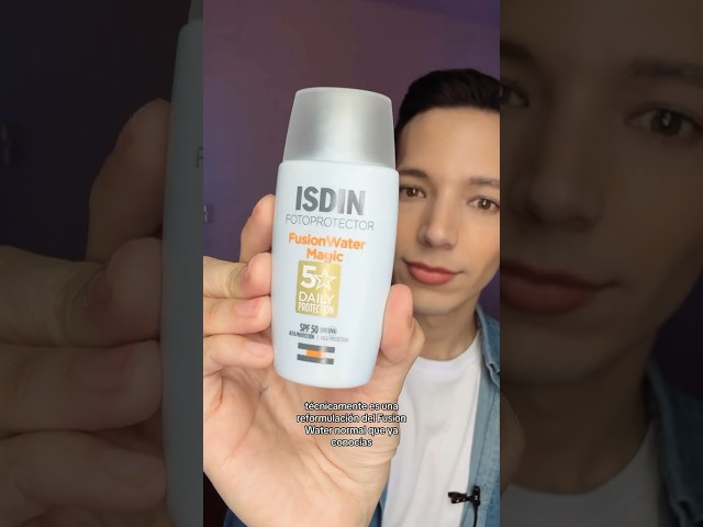 Vídeo relacionado con ISDIN Fotoprotector Fusion Water MAGIC SPF 50, Protector Solar Facial De Uso Diario Ultraligero Y Absorción Inmediata, Crema Solar Que Protege Frente Al Daño Solar Con Tecnología Full Spectrum -50 ml