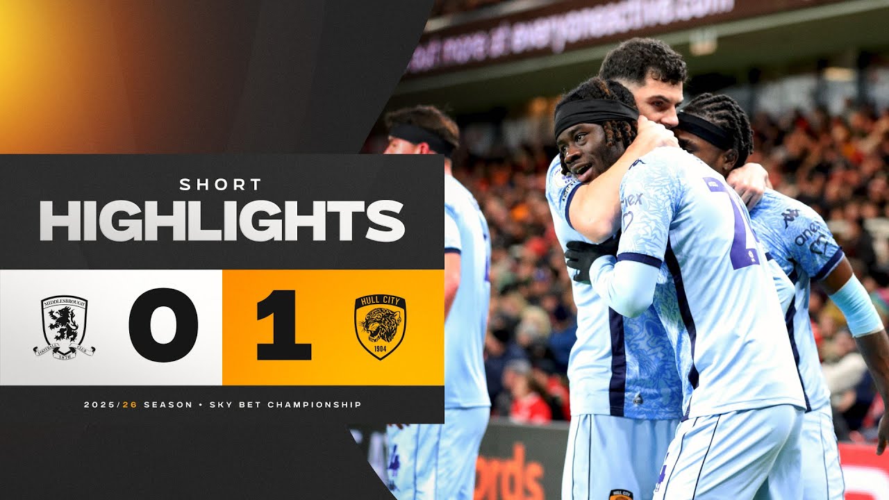 Middlesbrough vs Hull Full Match Highlights