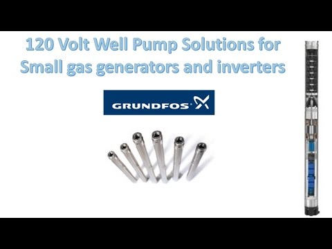 120 volt well pump solution