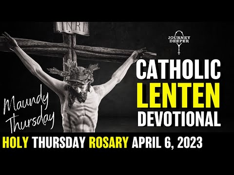 HOLY THURSDAY ROSARY 💜 LUMINOUS Mysteries of Holy Rosary 💜 April 6, 2023 💜 VIRTUAL ROSARY