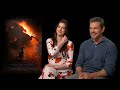 Anne Hathaway And Matt Damon Rows Like The Norwegian Supporters During Interview The Odyssey