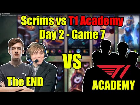 Nemesis and LS Scrims vs T1 Academy Day 2 - Game 7 | Nemesis Tryndamere Ending | Nemesis/LS Stream