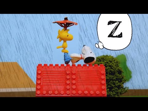 スヌーピー｜スヌーピーが足を折る｜ブランドニューピーナッツストップモーション｜子供のためのビデオ｜子供のためのおもちゃ (Snoopy | Snoopy Breaks A Leg | BRAND NEW Peanuts Stop Motion | Videos For Kids | Toys For Kids)