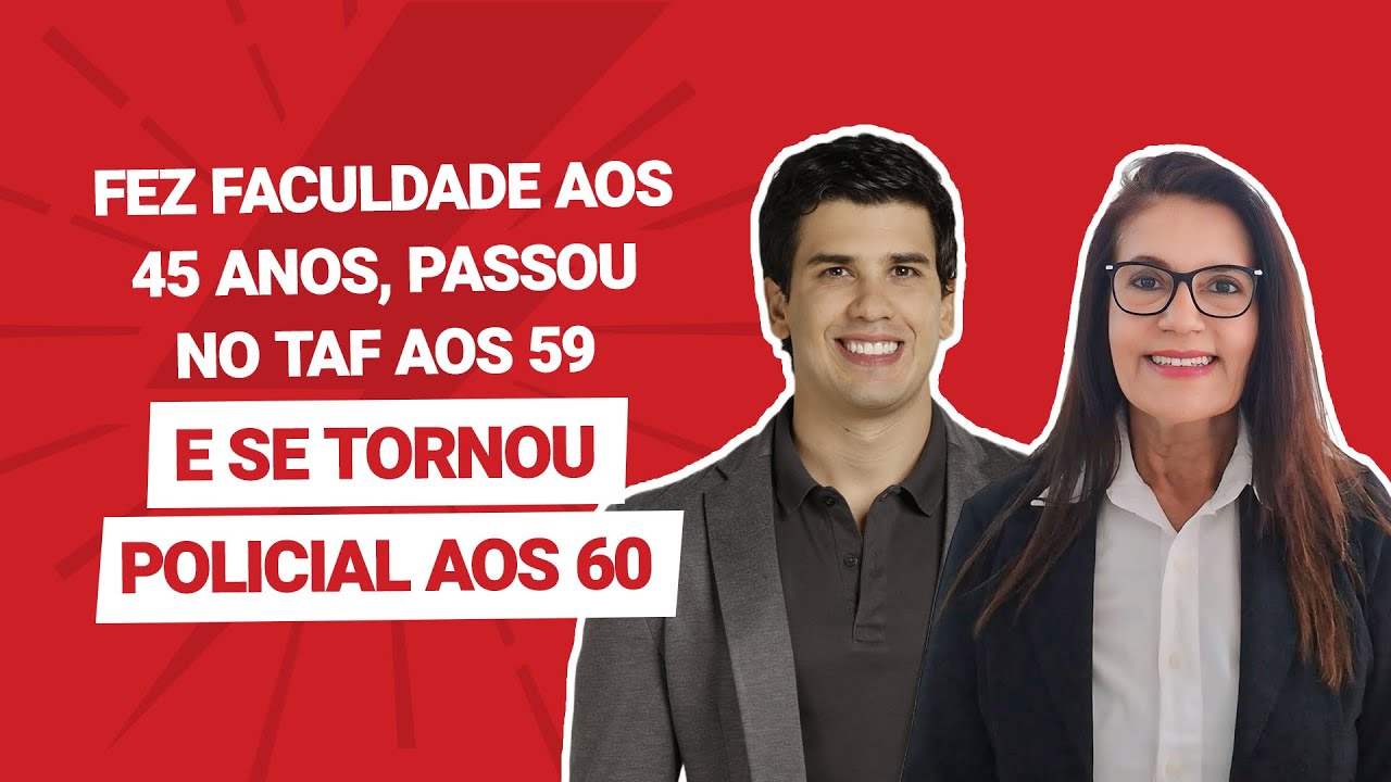 Fez faculdade aos 45 anos, passou no TAF aos 59 e se tornou policial aos 60 | Cleir Luís