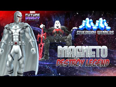 Crystal Giveaway Winner | Magneto destroy Knull WBL Without craft card - Marvel future fight | MFF