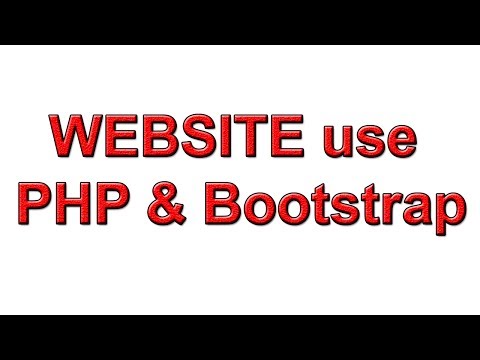 How to Create A Website Use PHP and Bootstrap Part 43