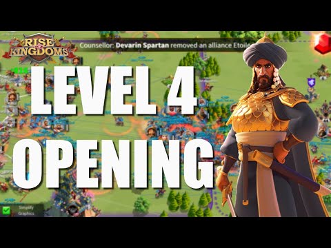 LvL 4 pass GRAND OPENING in Heroic Anthem 505 - Rise of Kingdoms