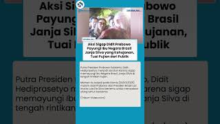Aksi Sigap Didit Prabowo! Banjir Pujian karena Aksi Spontan Payungi Ibu Negara Brasil yang Kehujanan