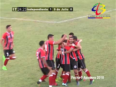 Fútbol IAC Resumen Primera Div.: Independiente 2 Vs 9 de Julio 2 - 18/03/2018