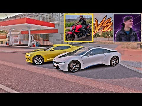 BMW I8 DO JON VLOGS VS CAMARO DO RENATO GARCIA - FORZA HORIZON 3