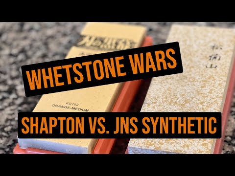 Whetestone Wars - Battle 1K - Shapton Kuromaku Professional Stones vs. JNS 1000 Matukusuyama