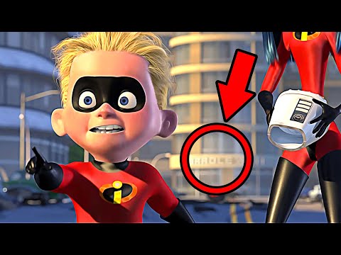 61 DETAILS you MISSED in THE INCREDIBLES (PIXAR) 🎬