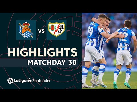 Highlights Real Sociedad vs Rayo Vallecano (2-1)