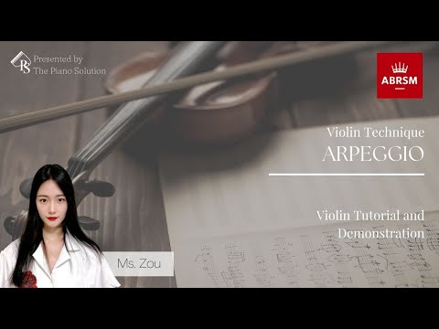 【VIOLIN TECHNIQUE TUTORIAL】ARPEGGIO - MS ZOU MENGNA [ENG DUB, CN SUB]