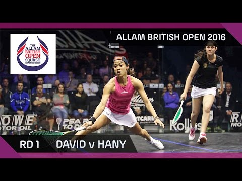 Squash: David v Hany - Allam British Open 2016 - Women's Rd 1 Highlights