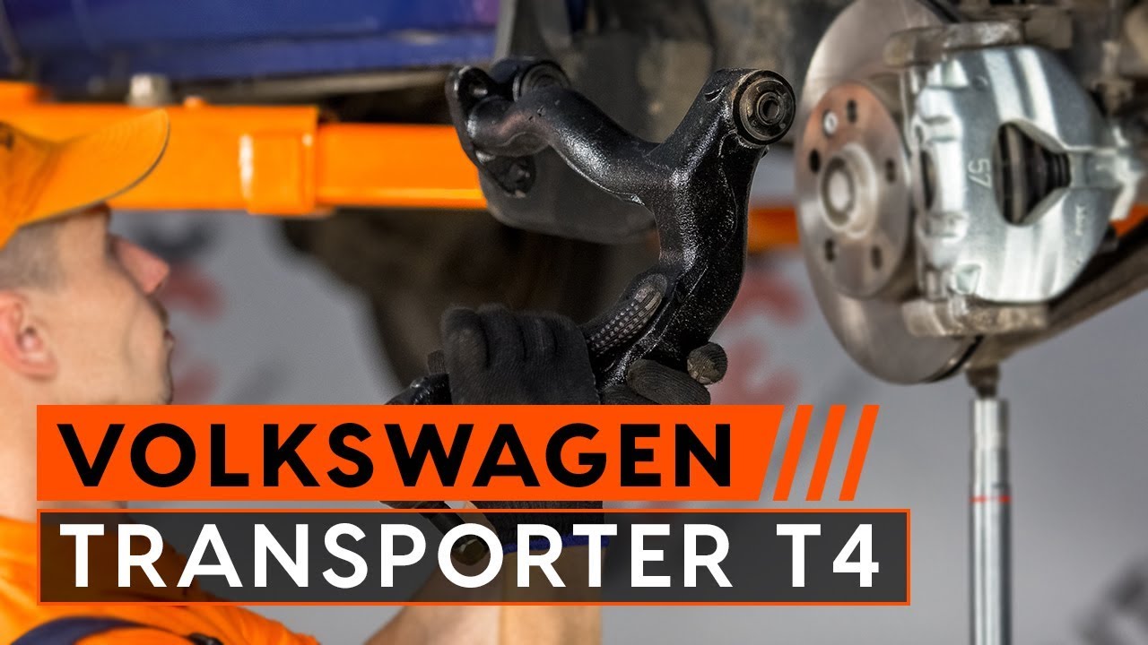 Kaip pakeisti VW Transporter T4 priekinė viršutinė svirtis - keitimo instrukcija