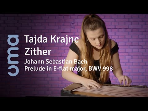 Bach, Prelude in E-flat major (BWV 998), Tajda Krajnc on the zither