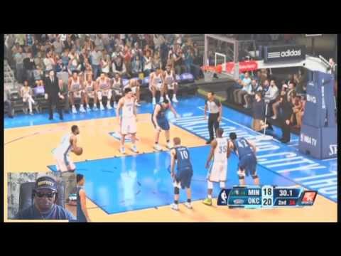 NBA 2K14 PS4 - The OKC Thunder Vs (My Gm) Timberwolves Game 50 of 82