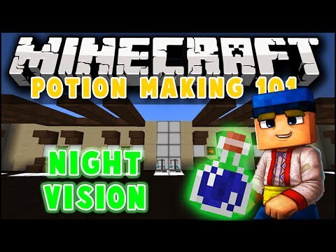 Minecraft: Potion Making 101 | How to make a Night Vision Potion!