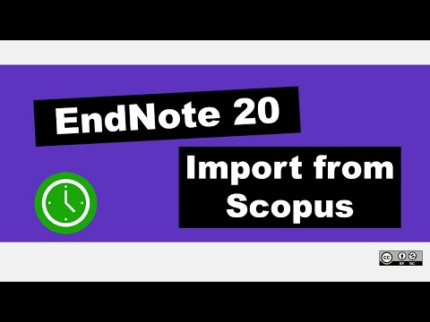 Import References into EndNote 20 from Scopus | Five Minute Friday