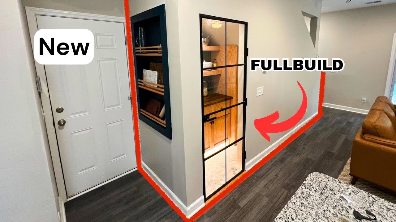 How I Built A DIY Luxury Butler’s Pantry Full Build