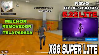 FREE FIRE X86 ATUALIZADO E MAIS OTIMIZADO🔥+NOVO BLUESTACKS 5.22 +SENSIBILIDADE+INSTALAÇAO COMPLETA 🚀