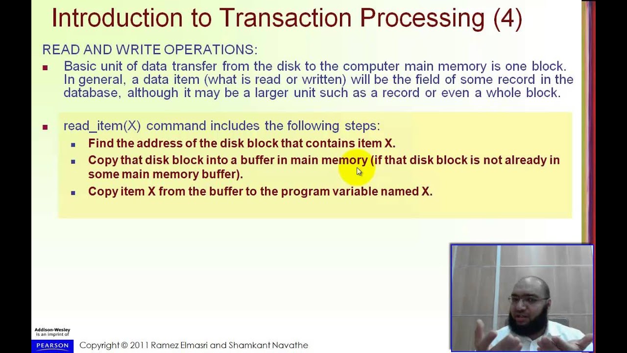 Chapter 21,17 - Transaction Processing - Part 1