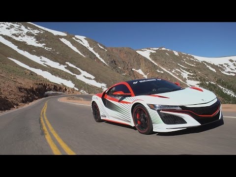 Racing the 2016 Acura NSX Up a Mountain
