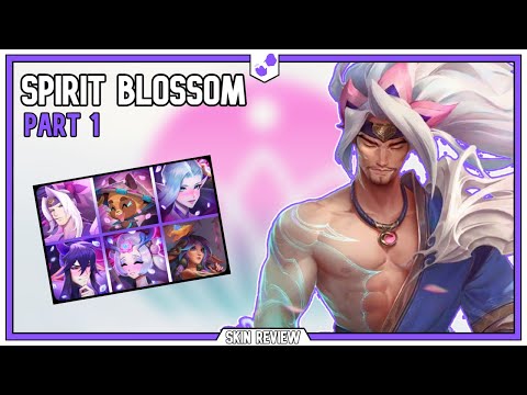 Skin Review: Spirit Blossom Part 1 (Thresh, Vayne, Teemo, Yasuo and Lillia)