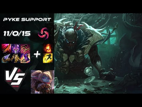 SUPPORT Pyke vs Poppy - NA Grandmaster Patch 14.16