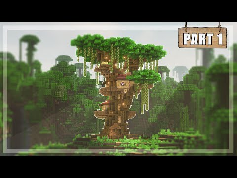 How to Build a Treehouse in Minecraft - Tutorial [Part 1/3]
