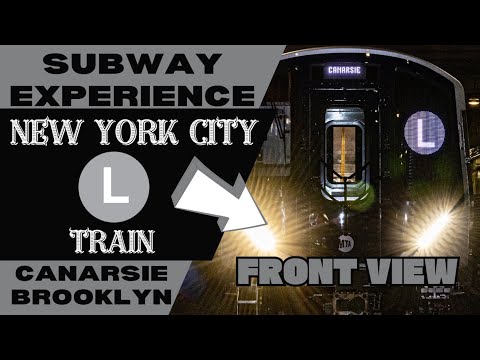 New York City Subway L Train (to Canarsie) Front View