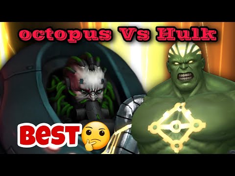 doctor octopus vs hulk comparison | doctor octopus is new combat villain META🤩| marvel future fight