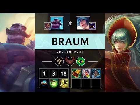 Braum Support vs Sona - BR Grandmaster Patch 25.18