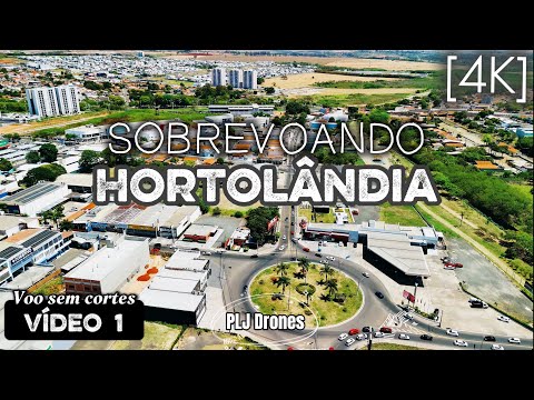 292 - 4K - Drone - Sobrevoando Hortolândia - Vídeo 1 #hortolandia #interiordesaopaulo #cidade #sp