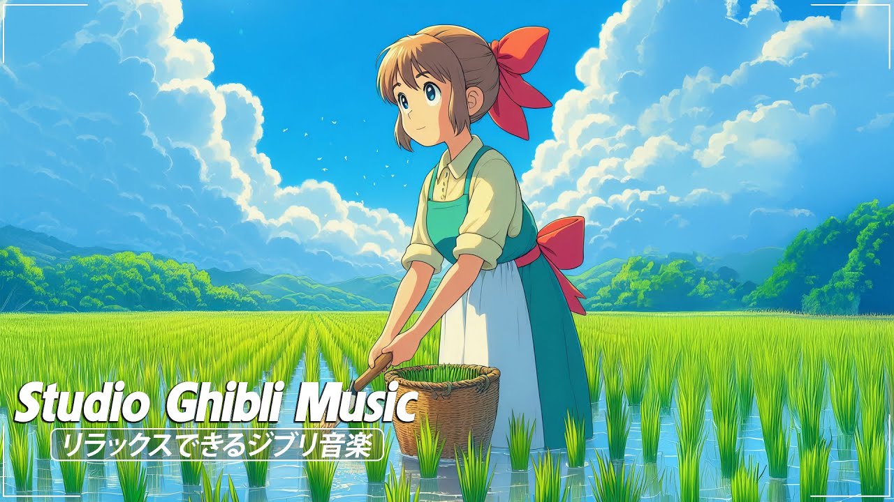 [Ghibli Music Collection 2024] 🌈 Best Ghibli Piano Collection 🍉 BGM for work/relax/study
