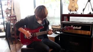 Video thumbnail for Ibanez kiko 100 japan model 2014 Amber Red by Fusionmusic Studio