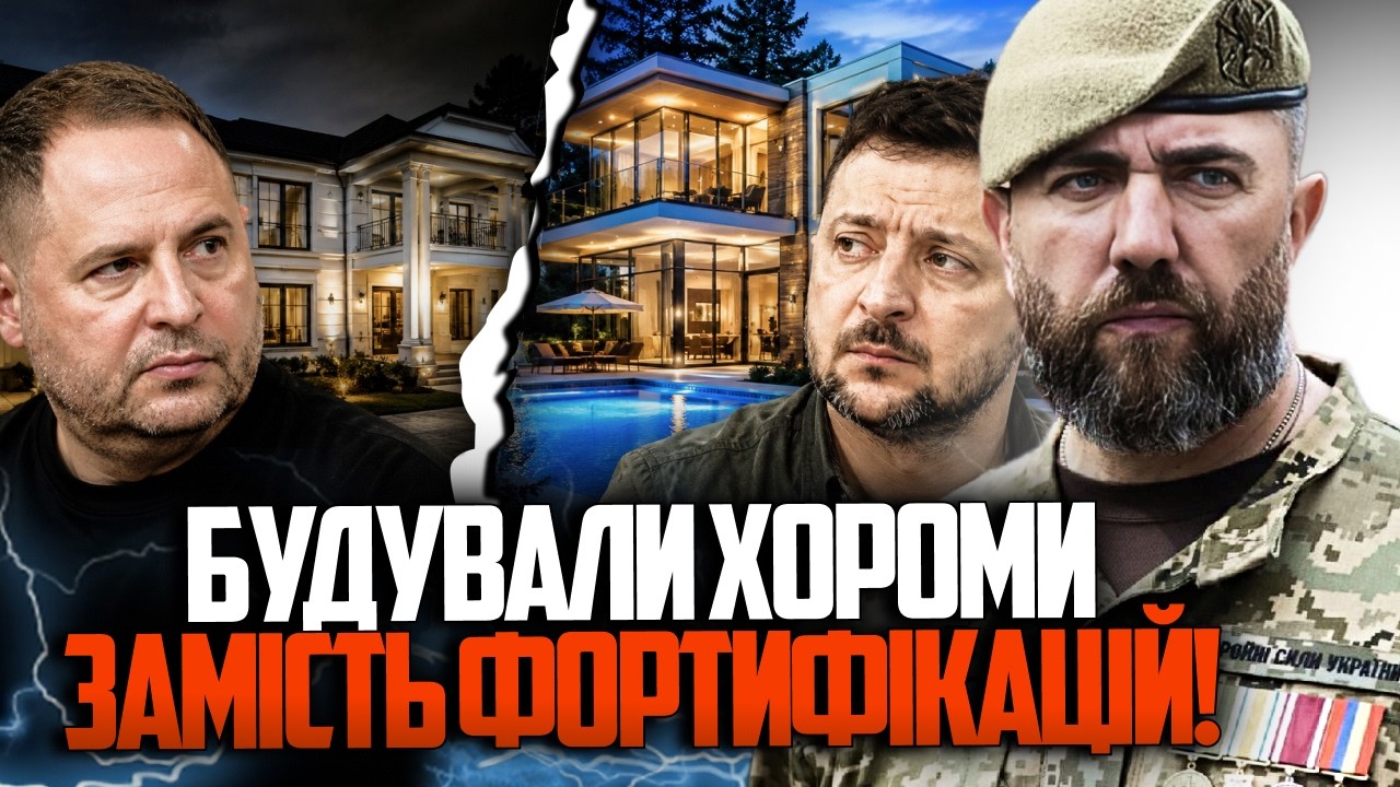 ⚡️ПЕТРОВ показав будинки Вови і Єрмака, в які влили мільярди! НАБУ додало де