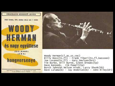 Woody Herman Big Band - Budapest, Erkel Szinház 1978