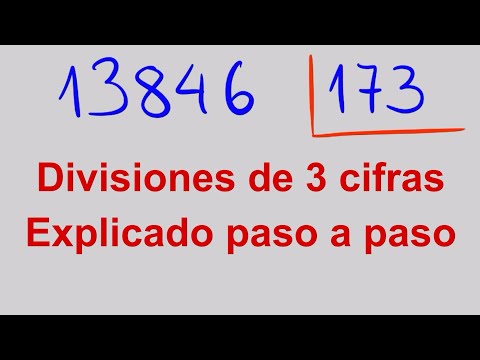 How to learn to divide by 3 figures quickly and easily