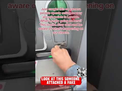 ATM SCAM ALERT! 🚨💸Just got scammed by a sneaky ATM trap! 😱Fake cover over cash slot = stolen money!