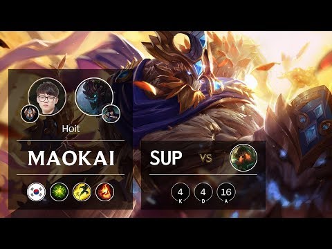 Maokai Support vs Nautilus - KR Challenger Patch 9.9