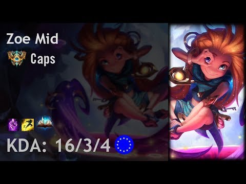 Zoe Mid vs Kassadin - Caps - EUW Challenger Patch 8.2