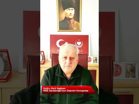 Rifat Serdaoğlu'nun Deprem Konuşması