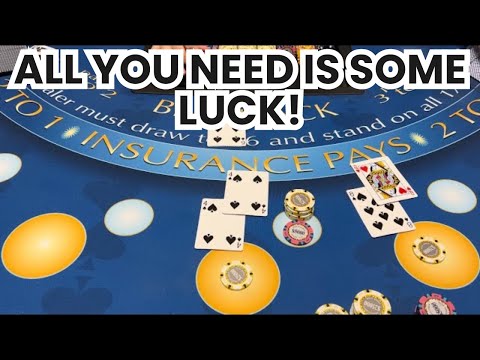 Blackjack | $500,000 Buy In | AMAZING High Limit Session Win! Sometimes All You Need Is Some Luck!!