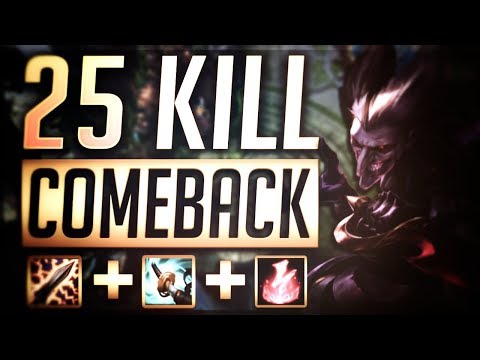 AMAZING 25 KILL SHACO COMEBACK! Challenger Crushing Platinum - Eagzey Full Gameplay