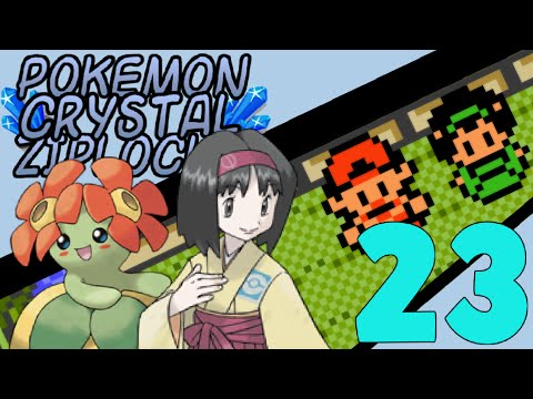 Let's Play Pokemon Crystal Ziplocke:  Part 23 - A Rainbow Of Grass