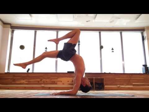 Hollowback Deep Forearm Stand Pincha Mayurasana