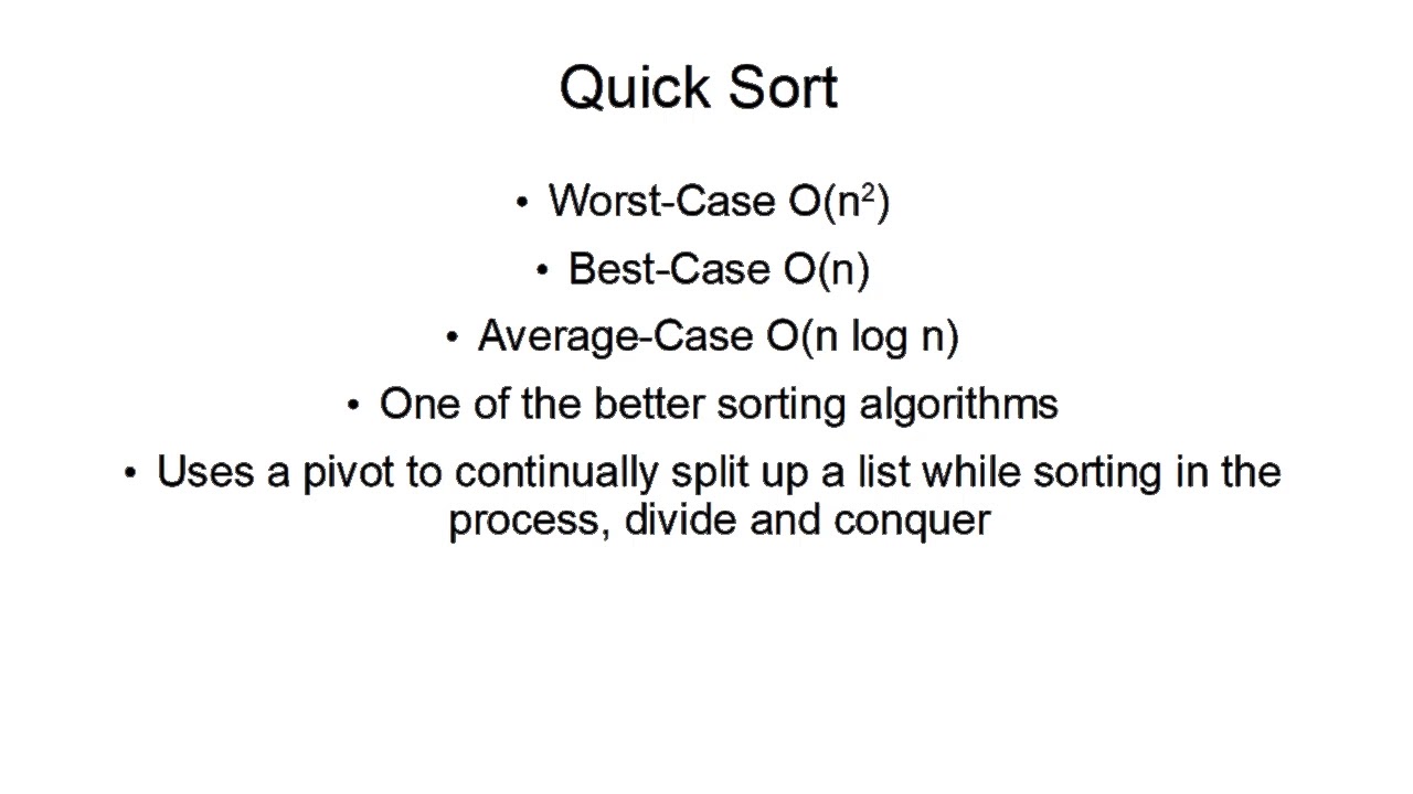 Software Engineering: Algorithms - Sorting part 1